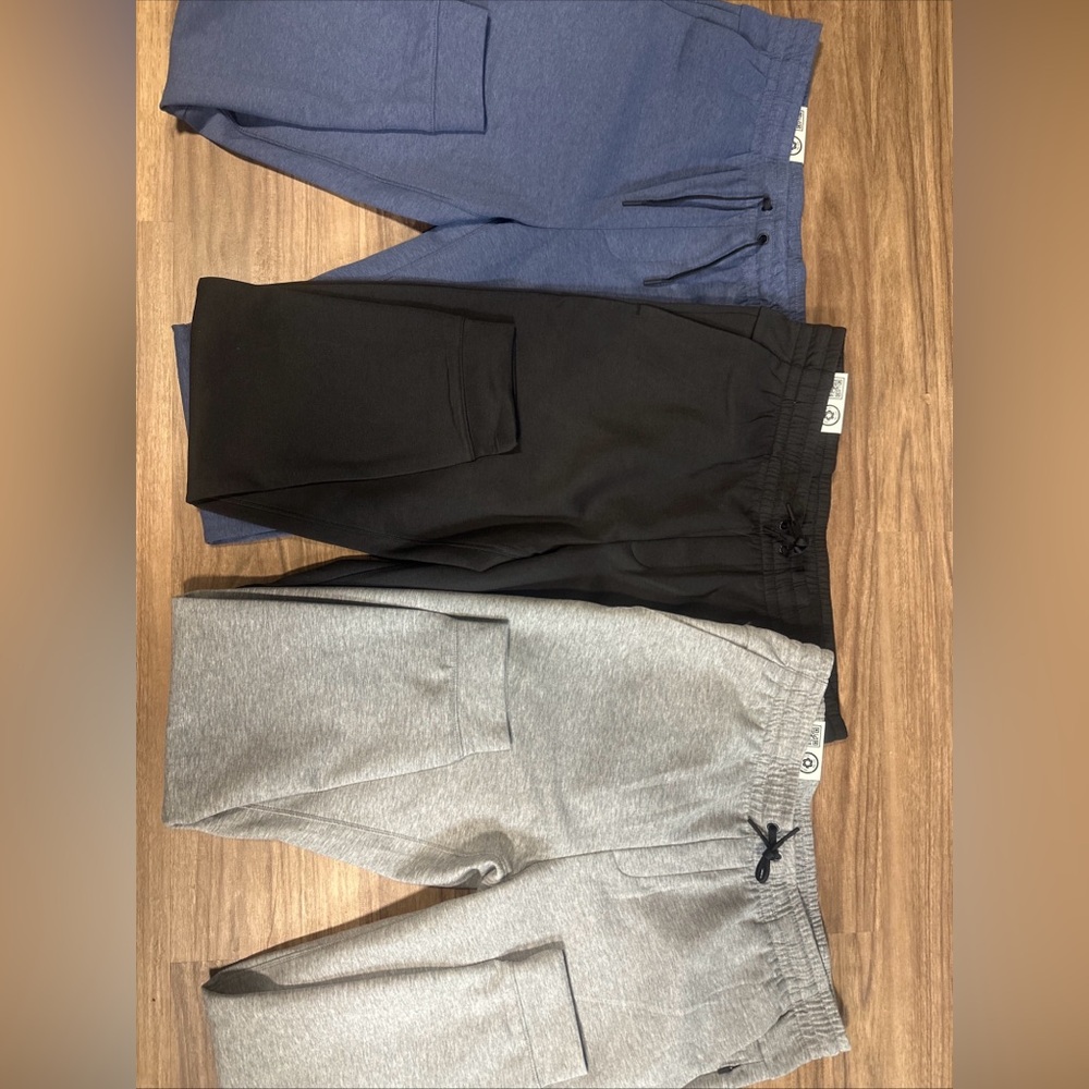 Men's Active Jogger Member's Mark Large Blue Black And Grey 3/$35 NWT
